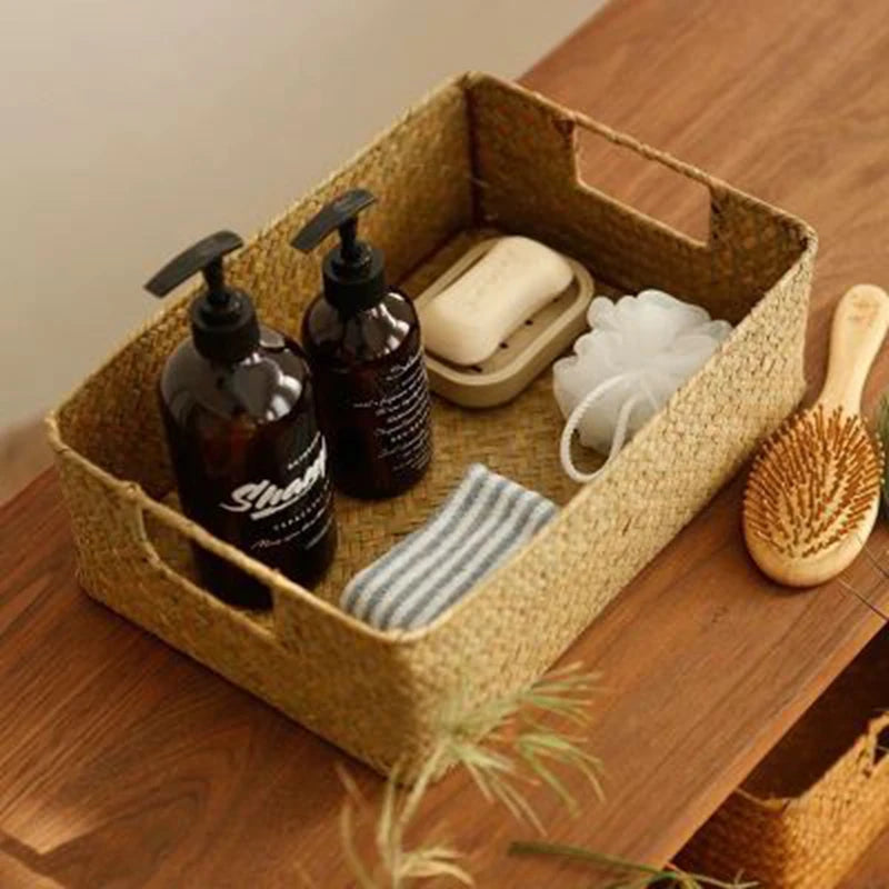 Bathroom storage basket