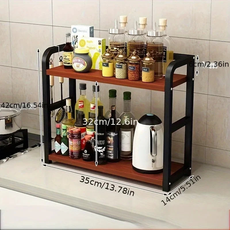 Kitchen shelf riser
