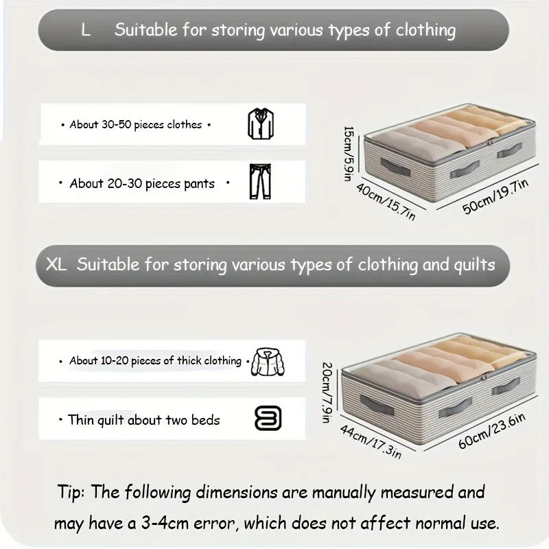 Under-bed storage bag