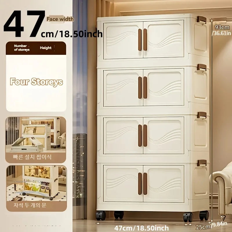 Foldable storage boxes