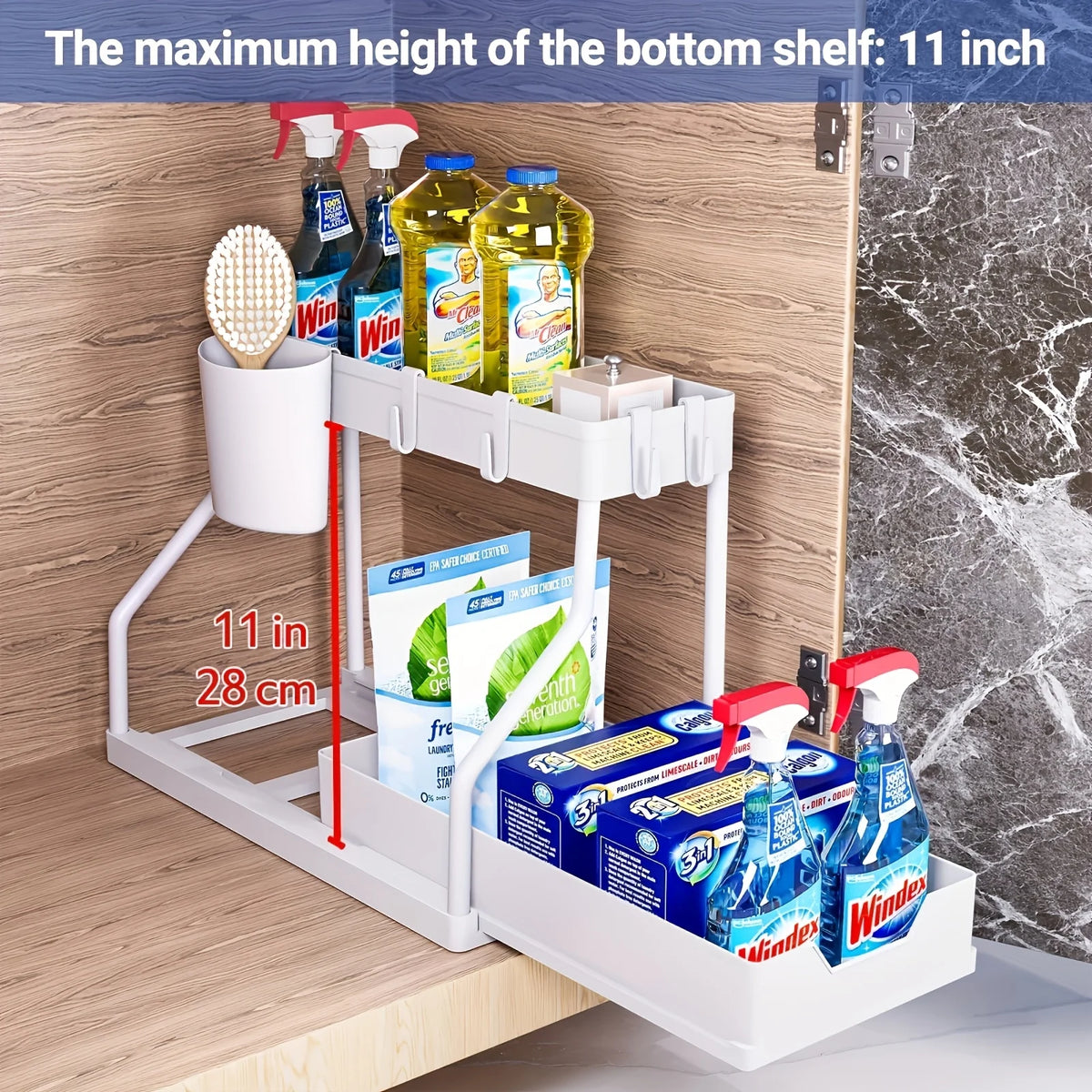 Under-sink organizer