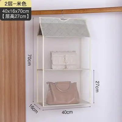 Hanging closet organizer