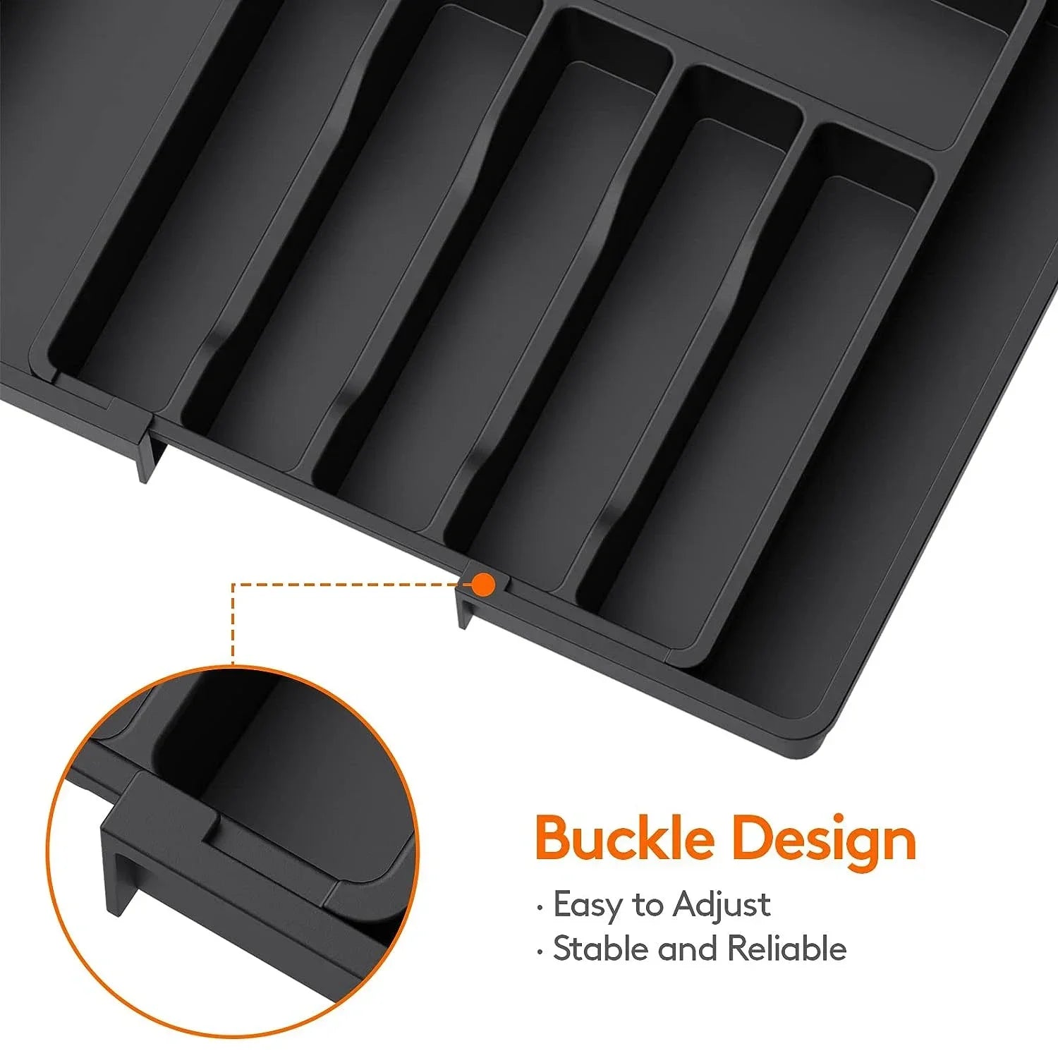 Adjustable drawer organizer