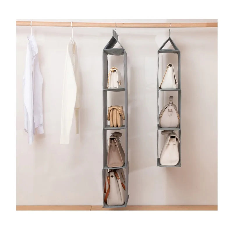 Hanging closet organizer