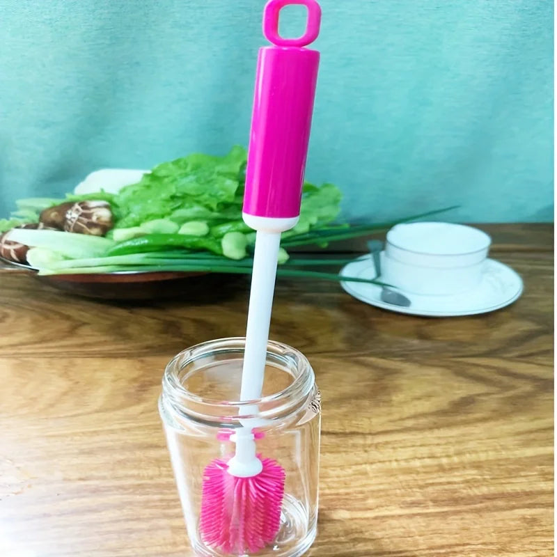 Silicone cleaning brush