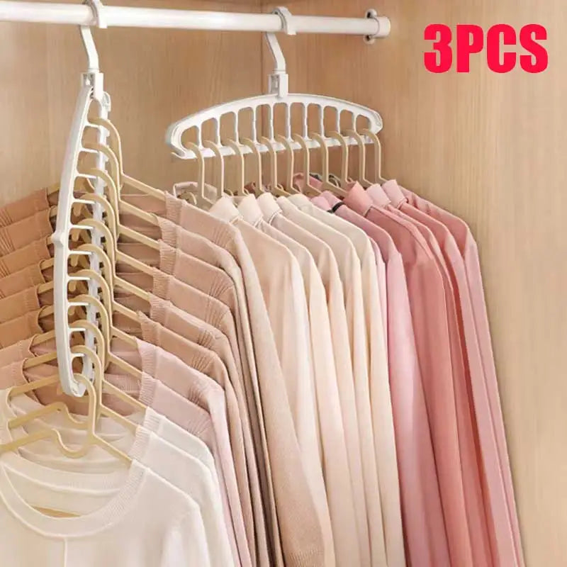 Closet organizer hanger