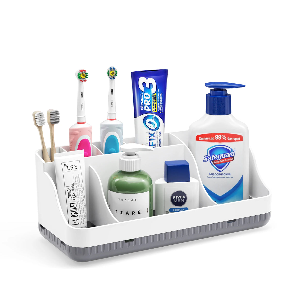 Bathroom countertop organizer