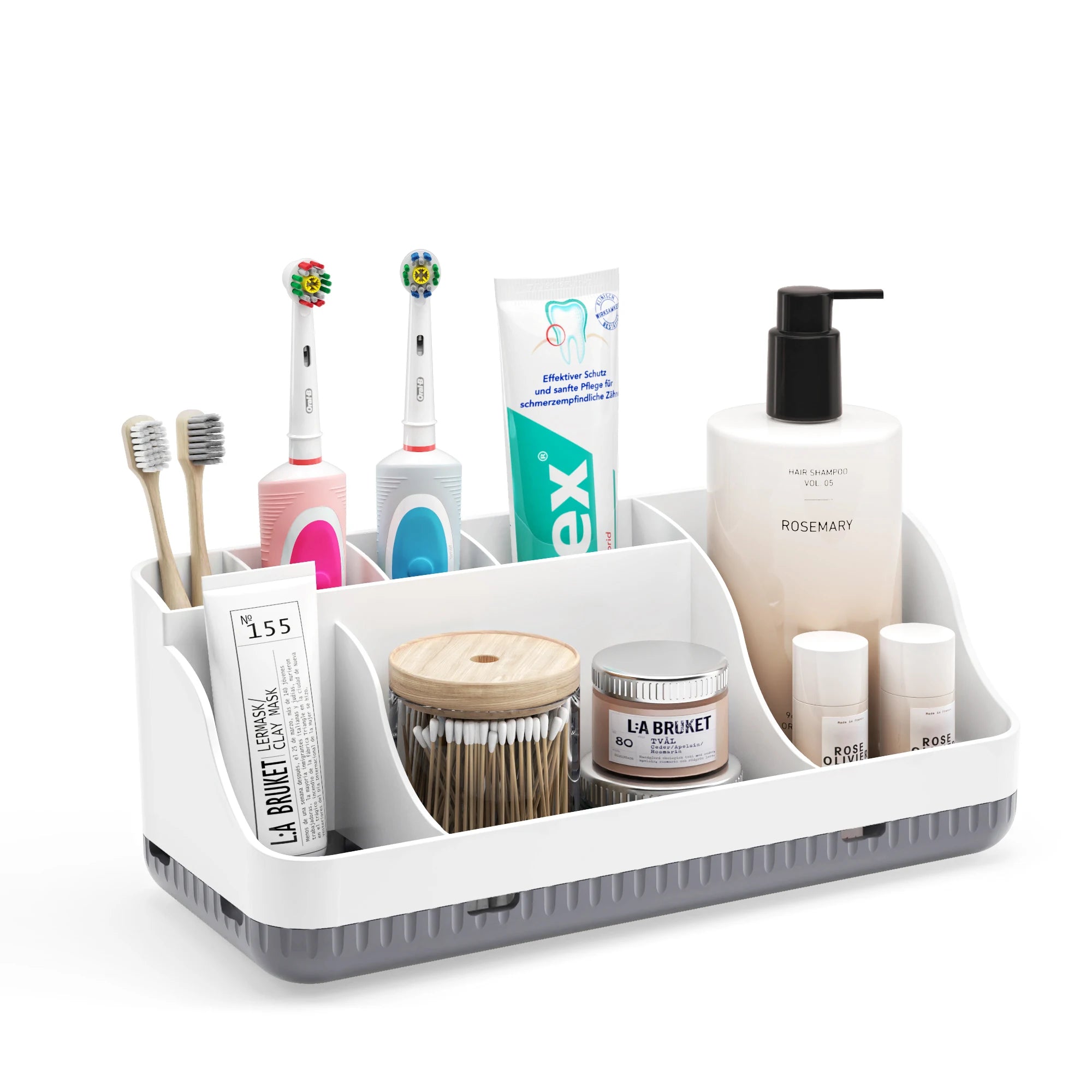 Bathroom countertop organizer