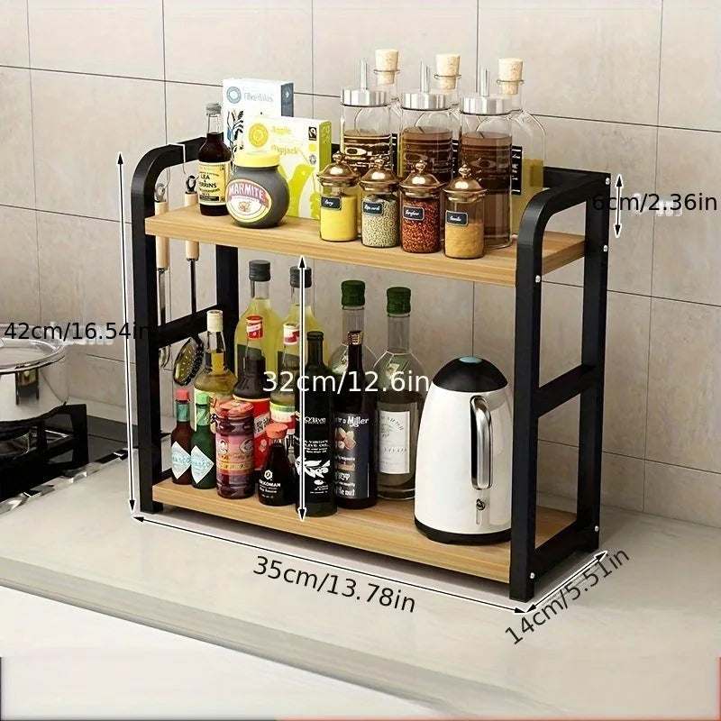 Kitchen shelf riser