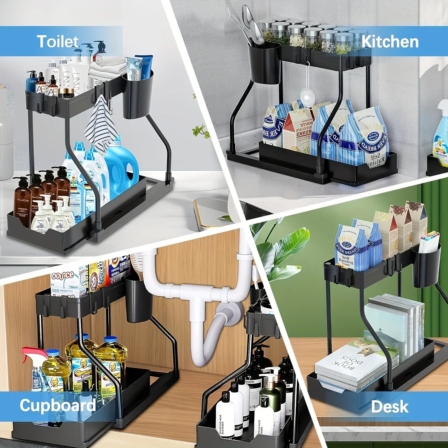 Under-sink organizer