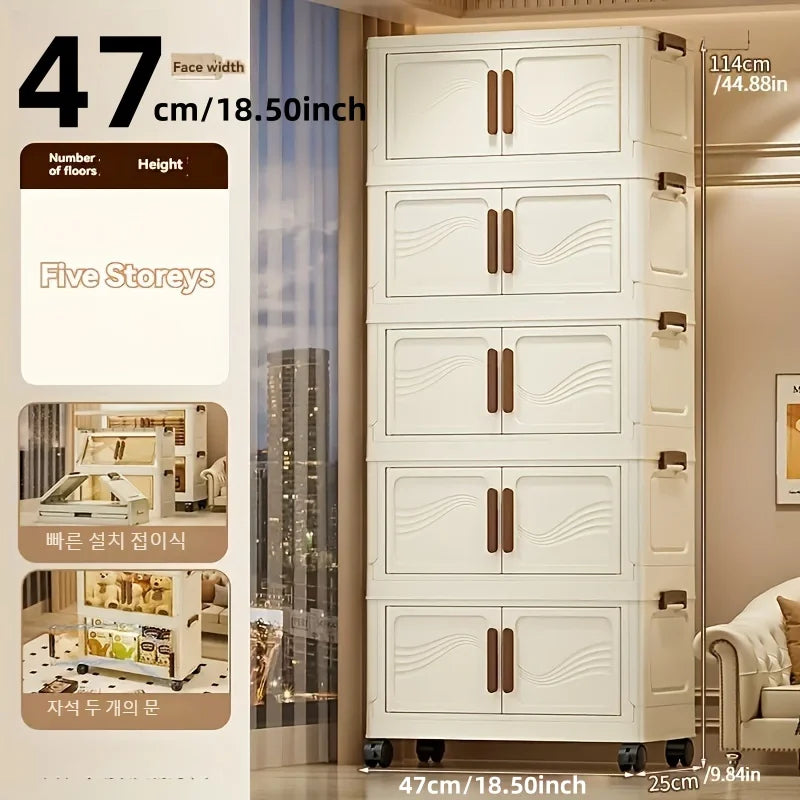 Foldable storage boxes