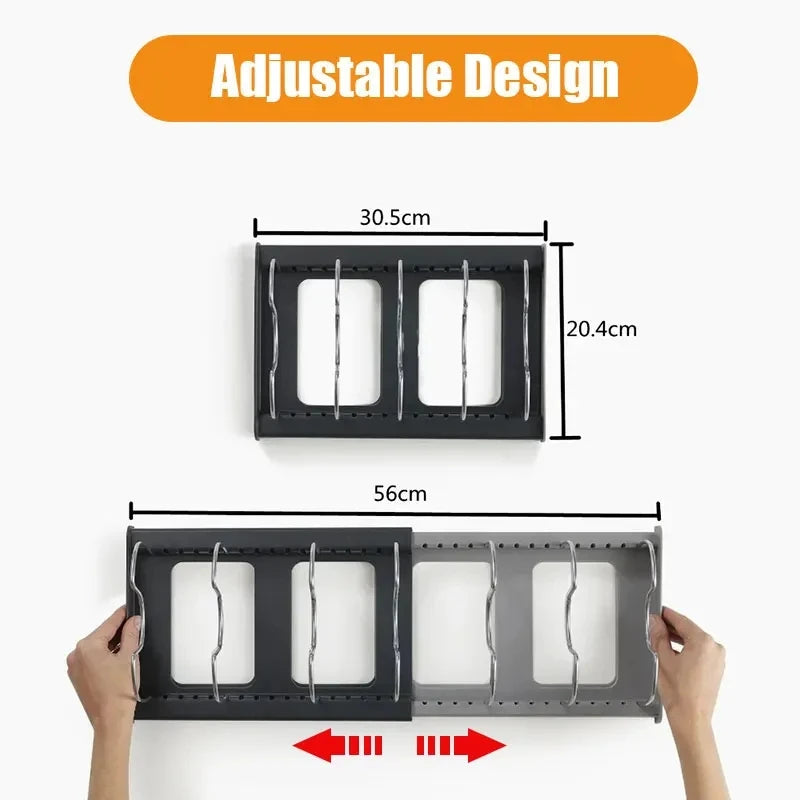 Pot lid organizer