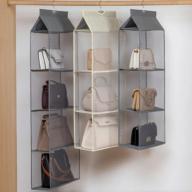Hanging closet organizer
