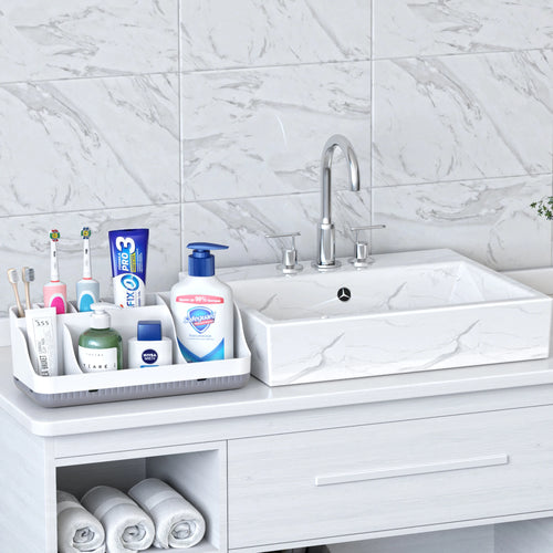 Bathroom countertop organizer