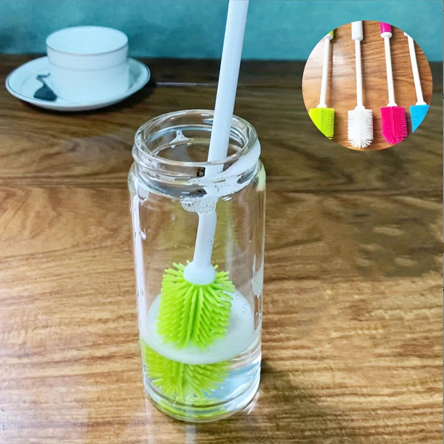 Silicone cleaning brush