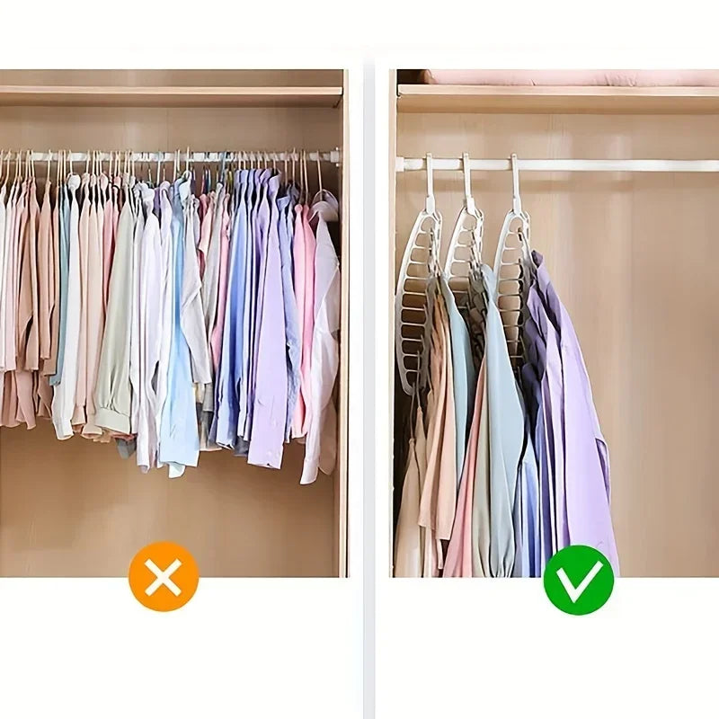 Closet organizer hanger