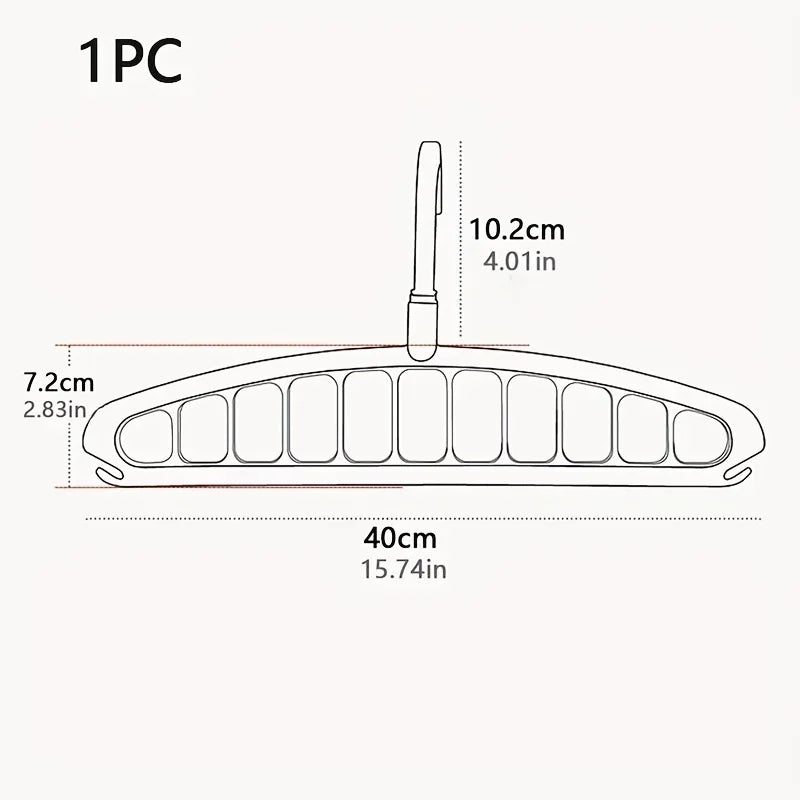 Closet organizer hanger