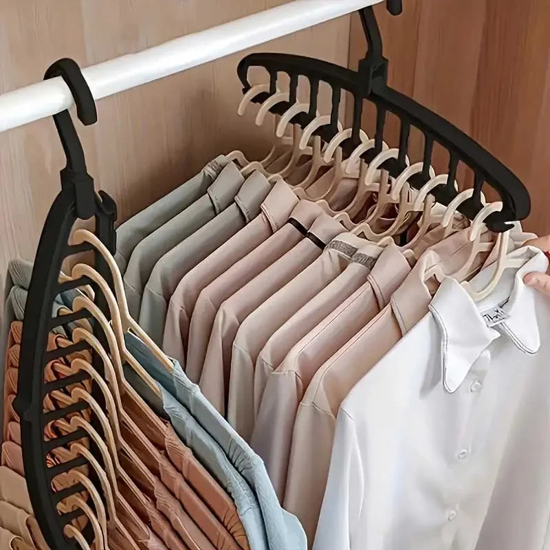 Closet organizer hanger