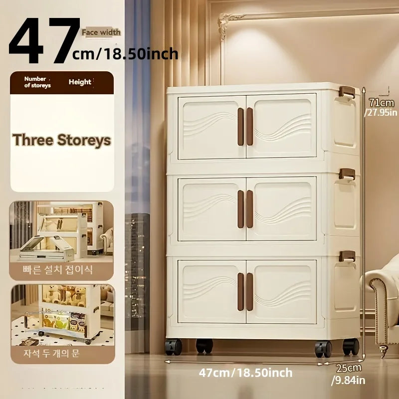 Foldable storage boxes