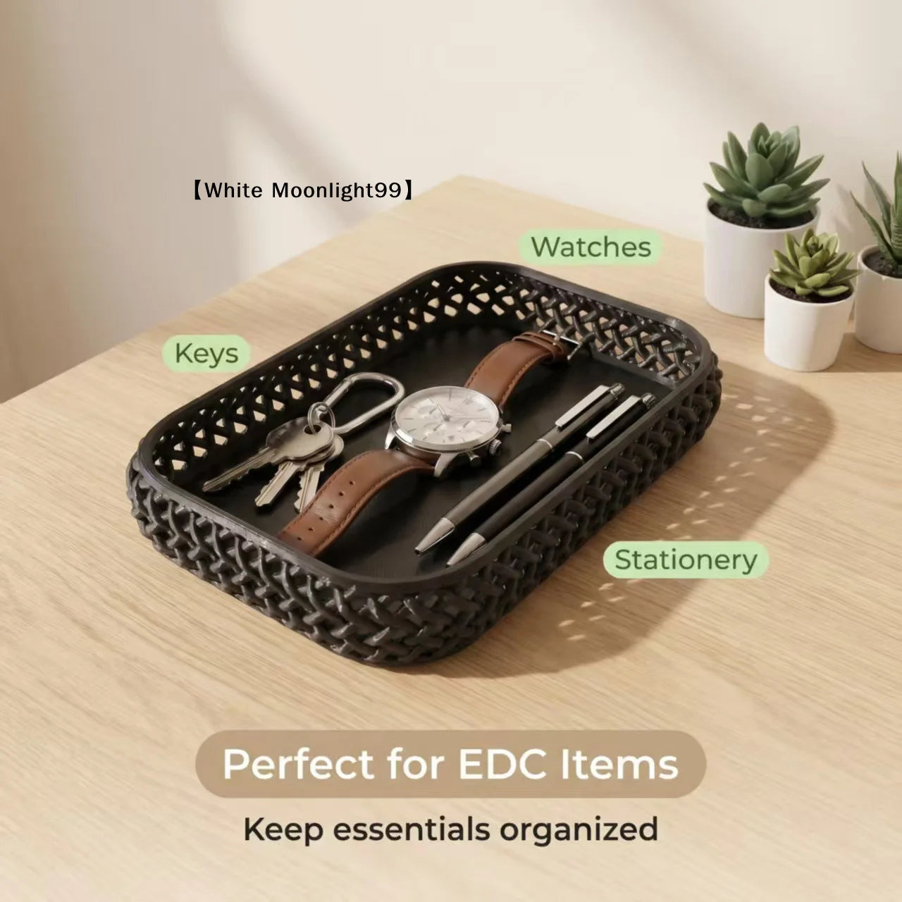 Entryway organizer tray