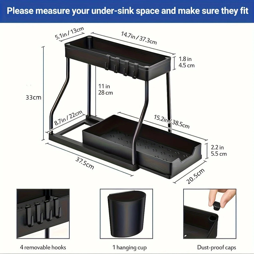 Under-sink organizer