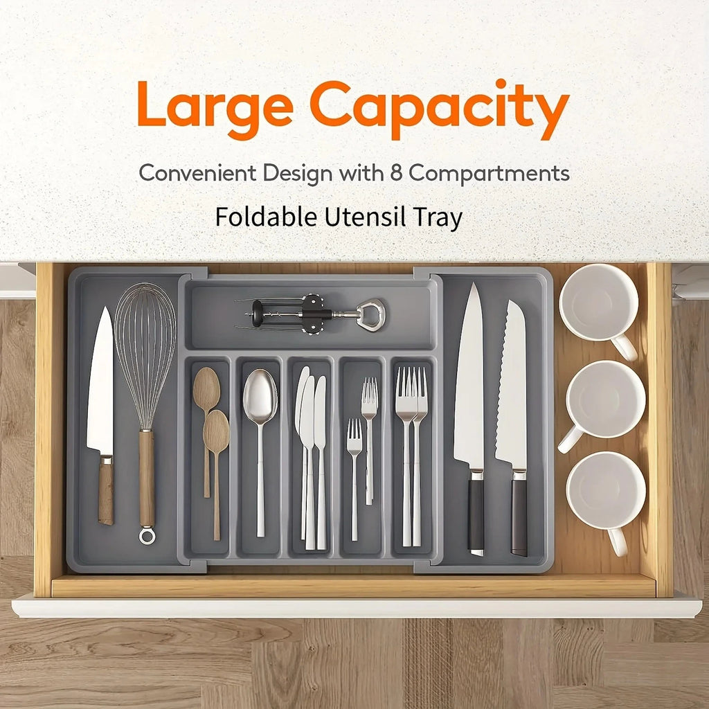 Adjustable drawer organizer